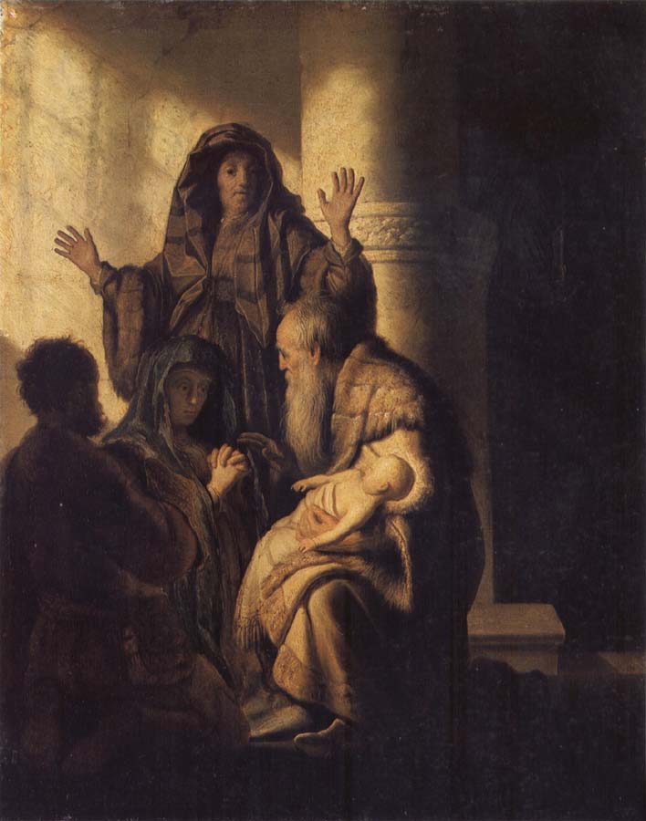 REMBRANDT Harmenszoon van Rijn The Presentation of Jesus in the Temple